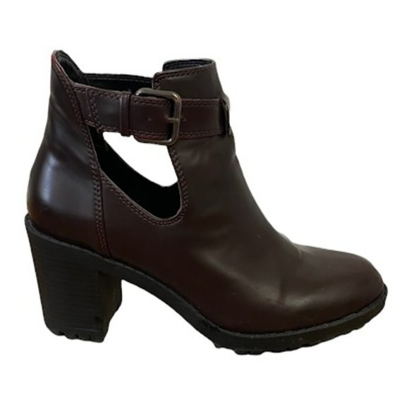 Zara Cut-Out Heeled Booties - Picture 1 of 9